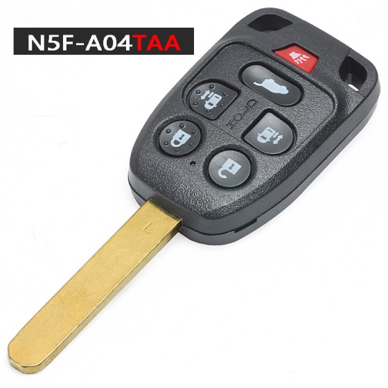 2011-2013 Honda Odyssey / 6-Button Remote Head Key / PN: 35118-TK8-A20 / N5F-A04TAA (AFTERMARKET)